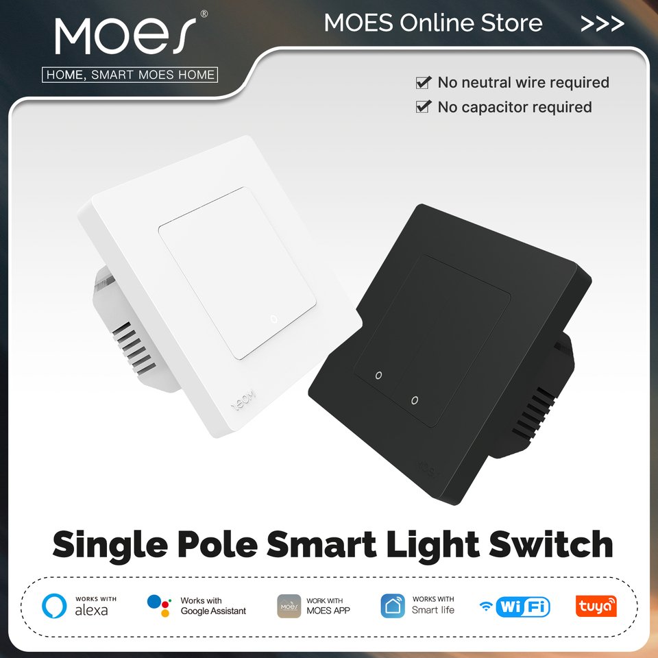 

MOES WiFi Звездное кольцо умный выключатель