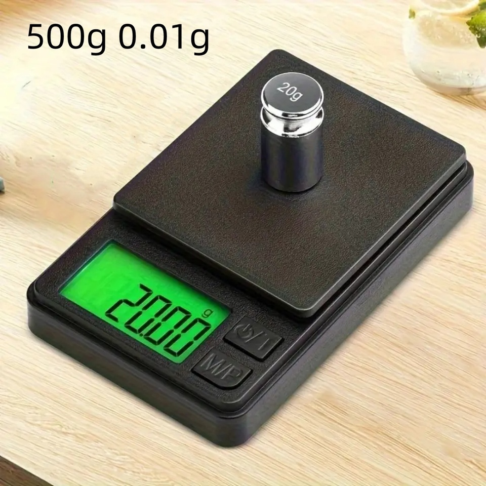 

Цифровые карманные весы ABS пластик 500г