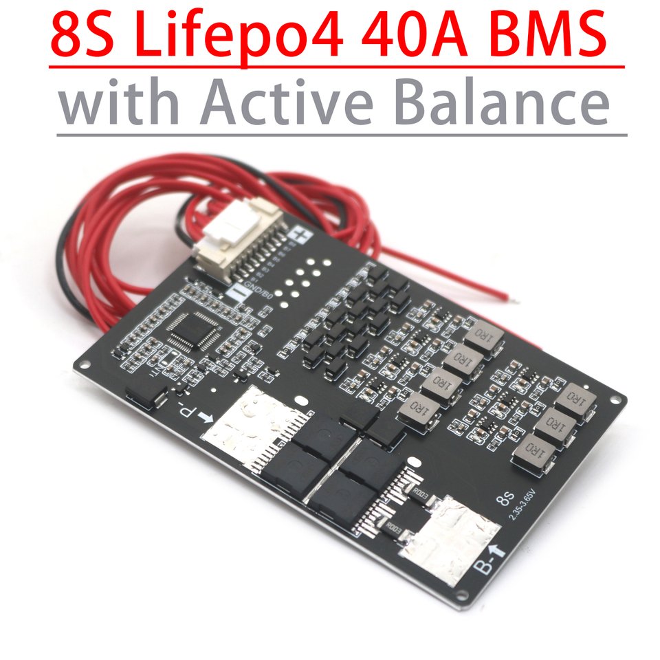 

Дykbcells BMS плата защиты аккумулятора 8S 40A 24V Lifepo4