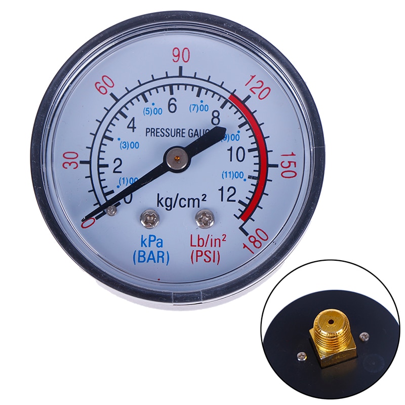 

Манометр HELTC черный железный 0-180 PSI