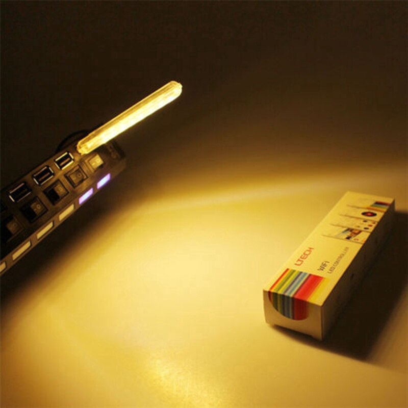 

HTHwish мини ночная лампа USB 8 светодиодов