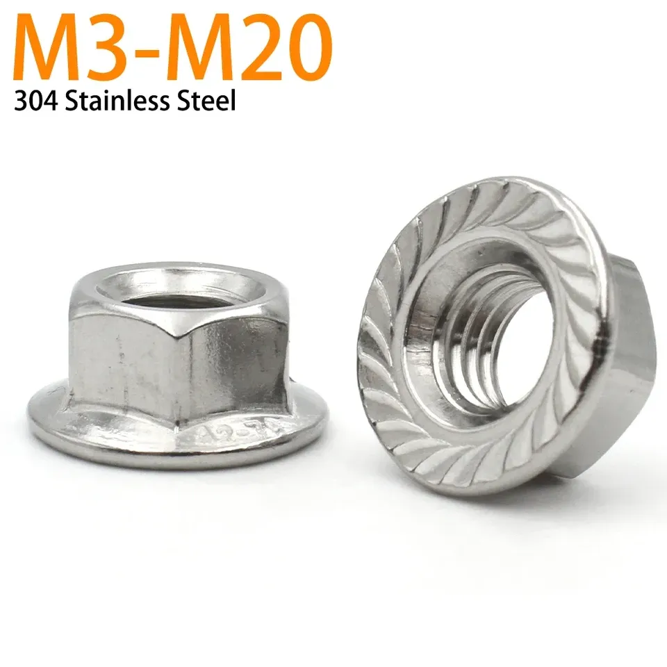 

Гайки фланцевые нержавеющие Zimir M3-M20