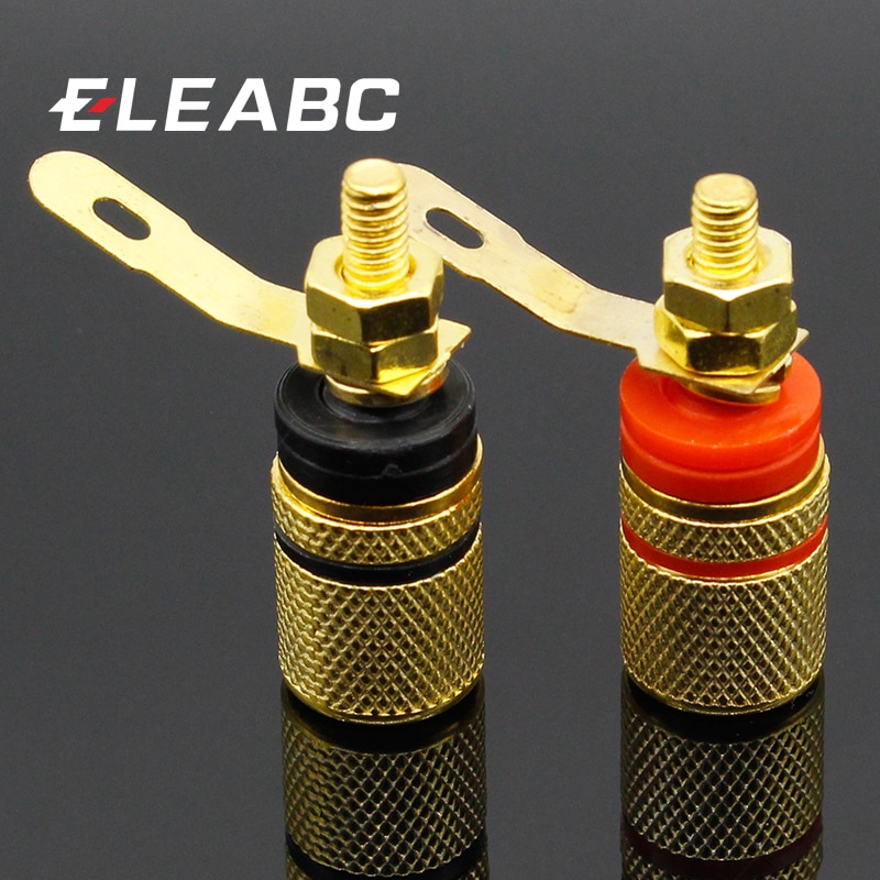 

Золотые разъемы для динамиков ELEABC Binding Post 2 шт.