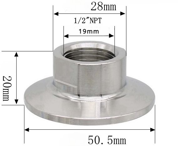 

Фитинги Tri Clamp из нержавеющей стали для домашнего пивоварения