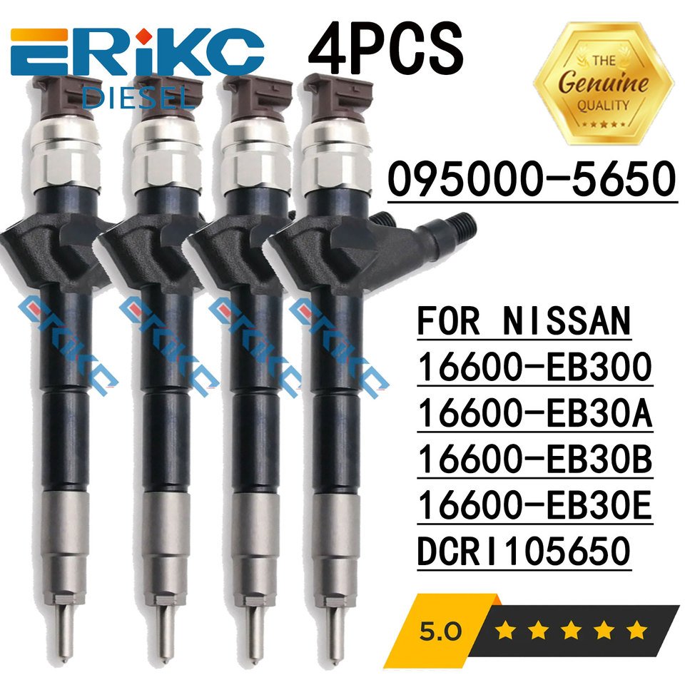 

4 шт. 16600-EB300 16600-EB30A 16600-EB30B 16600-EB30E Форсунка Common Rail 095000 -5650 DCRI 105650 Для Nissan Pathfinder R51 2.5