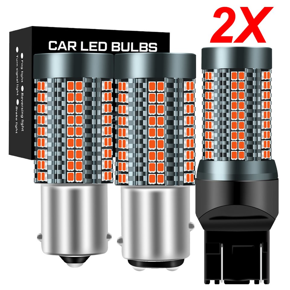 

2x высокая мощность декодированной версии 2100LM 21W 1157 P21/5W 1156 BA15S P21W BAU15S PY21W Светодиодная лампа Canbus 7440 7443 3157 12V