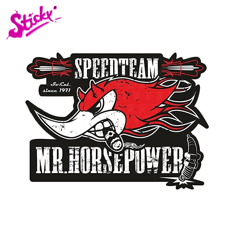 

STICKY Hot Rod винтажная гоночная тюнинг старая школа ретро вид автомобильная наклейка наклейка для авто мотокросса гоночный ноутбук шлем багажник