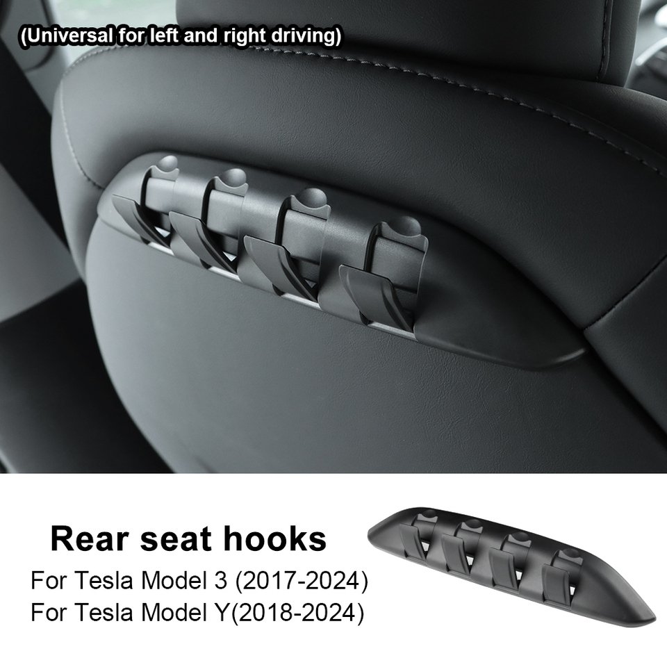 

Для Tesla Model Y Juniper Model 3 Model3 Highland 2017 2018 2019 2020 2021 2022 2023 2024 Многофункциональный крючок для вешалки на спинку автомобильного сиденья