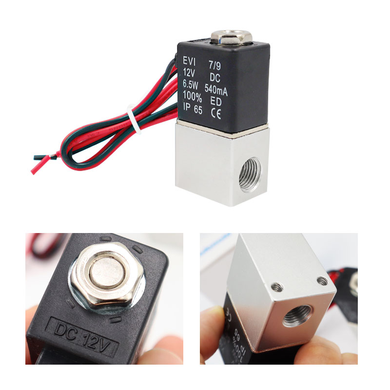 

Электромагнитный клапан 12В 1/4", 1/8" 2-х сторонний нормально закрытый