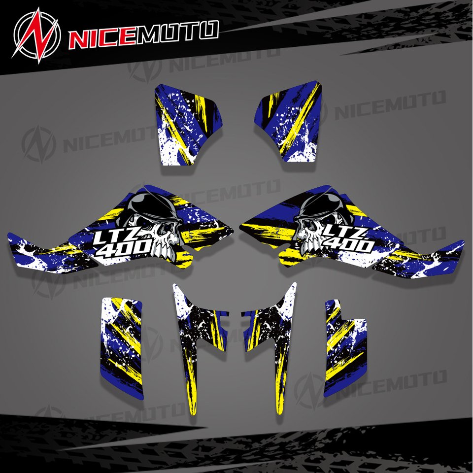 

NICEMOTO LTZ400 графические наклейки комплект DECO Dekor для Suzuki LTZ 400 2003 2004 2005 2006 2007 2008