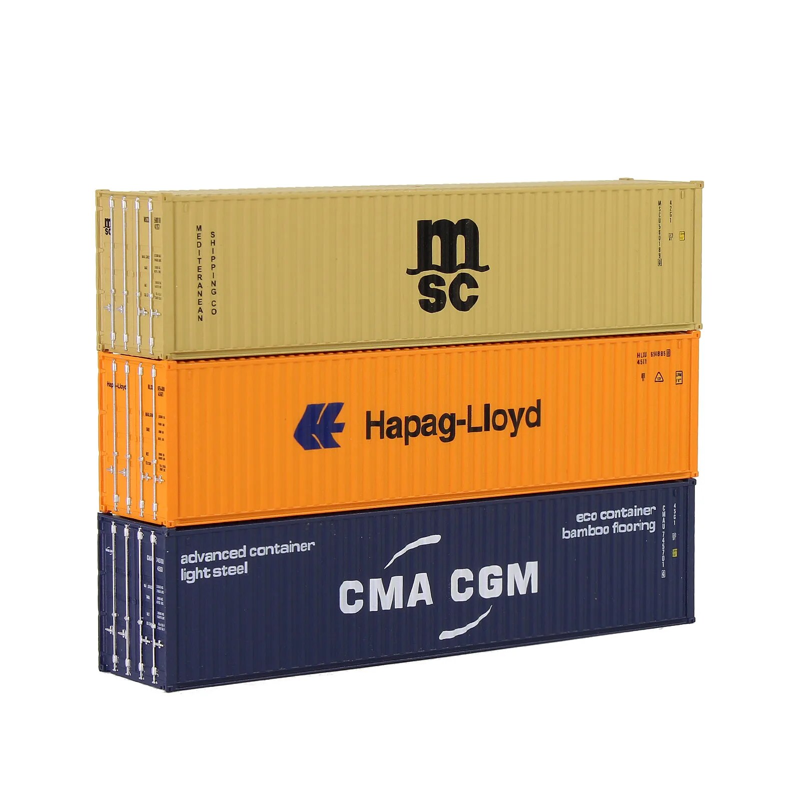 

Evemodel 40-футовые контейнеры 1:87 3 шт.
