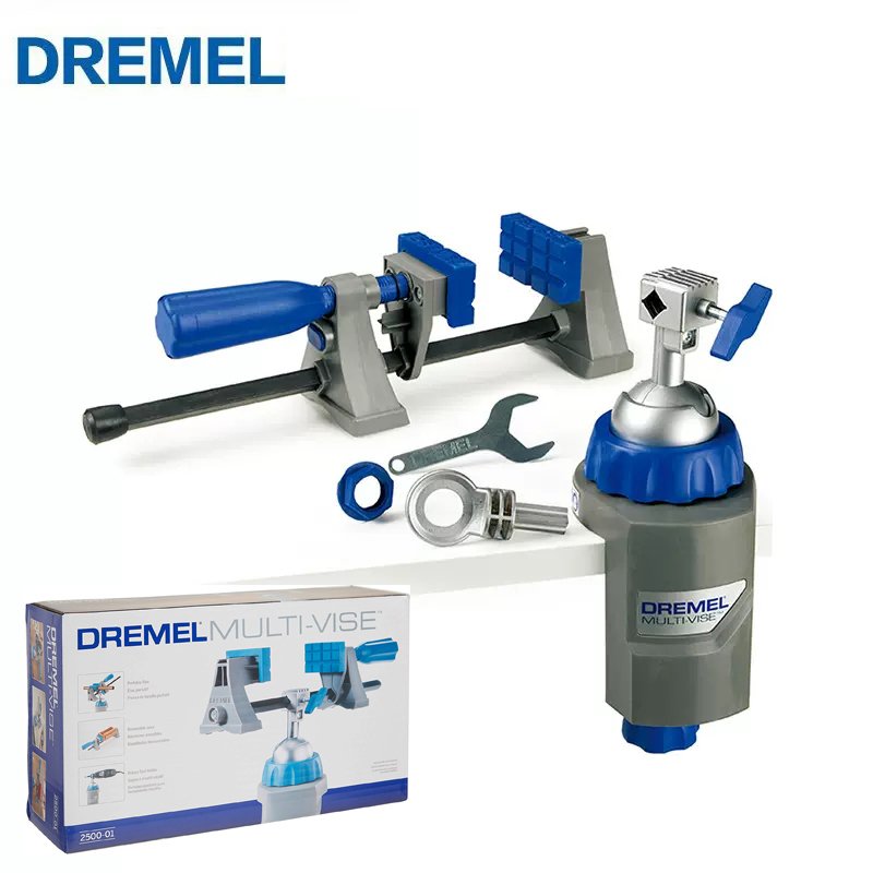 

Dremel 2500-01 Многофункциональные портативные тиски со съемными губками, держатель кронштейна для настольного зажима для Dremel 3000/4000/4250/4300/7760/8220/8240