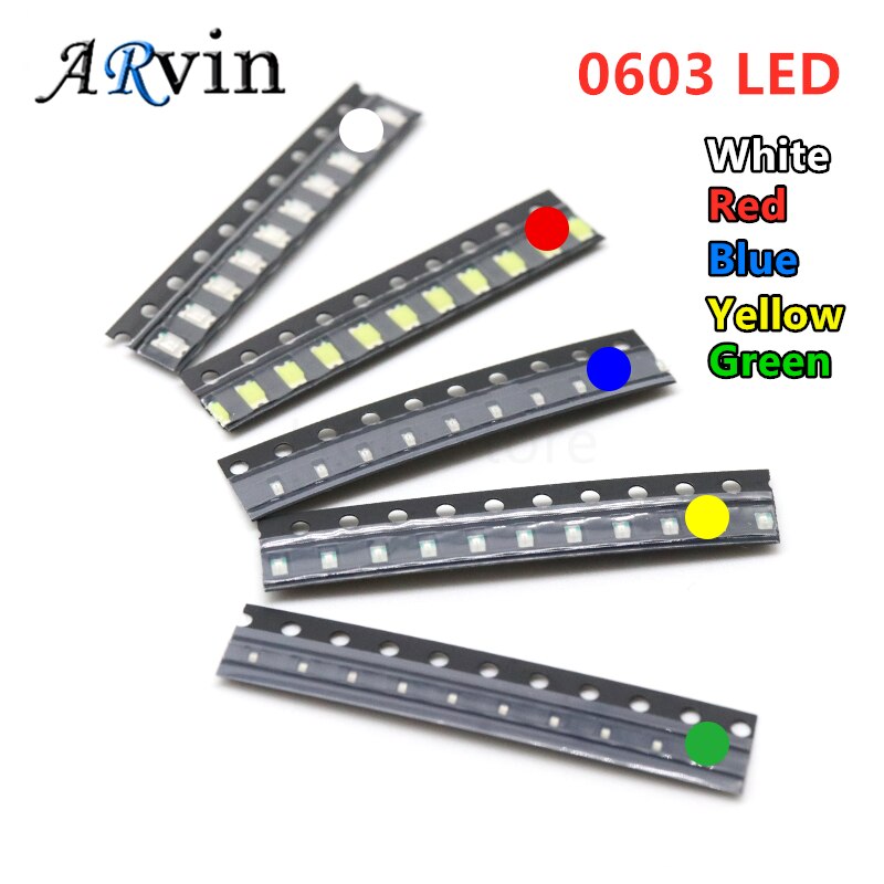 

SMD 0603 LED набор для сборки 100 шт.