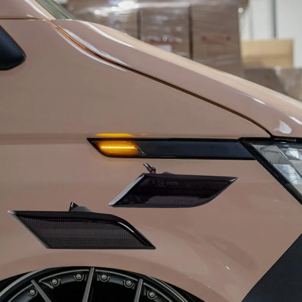 

2 шт. светодиодные указатели поворота, боковой габаритный индикатор для VW Transporter/Caravelle/Multivan/California T6.1 Facelift 2020-On