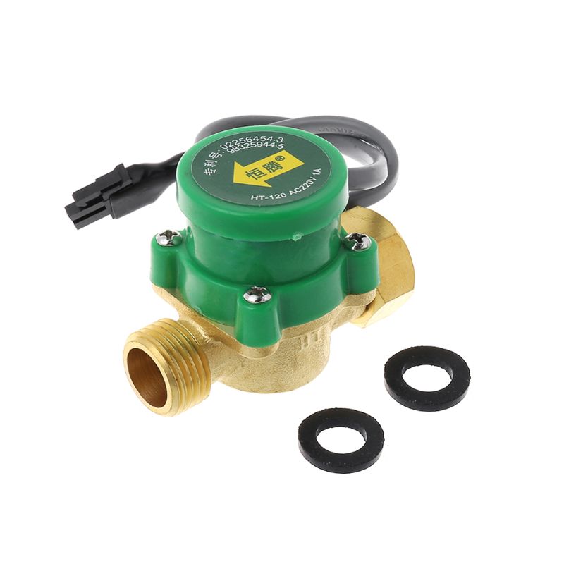 

HT-120 G1/2 "-1/2", реле потока насоса для циркуляции горячей и холодной воды 1,5 А