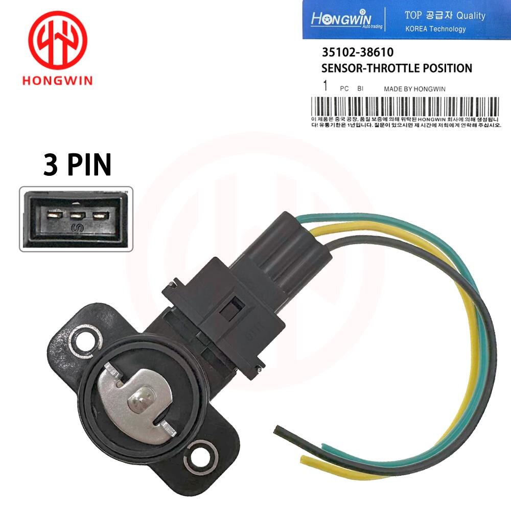 

Датчик положения дроссельной заслонки 35102-38610 TPS для HYUNDAI Sonata Santa Fe Trip Tiburon / Kia Optima Magentis 2,0 2,4 2,7 3510238610