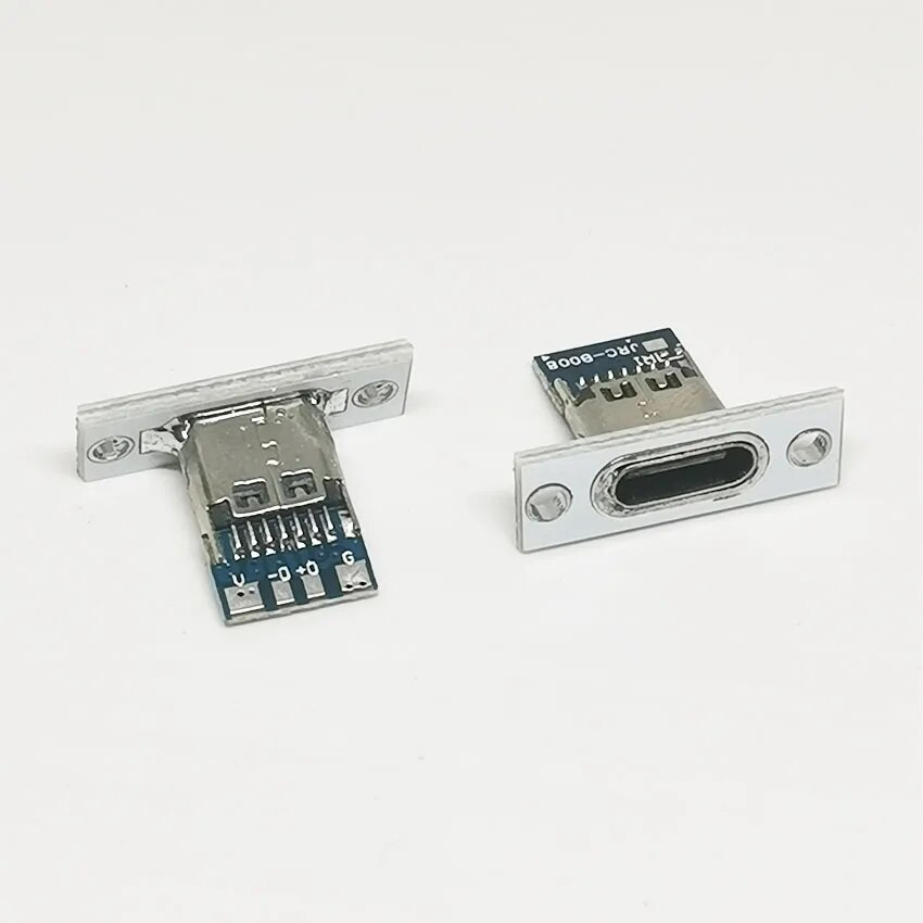 

Гнездовой разъем USB 3.1 Type-C, гнездовой разъем для зарядки, гнездо USB типа C с винтовой фиксирующей пластиной