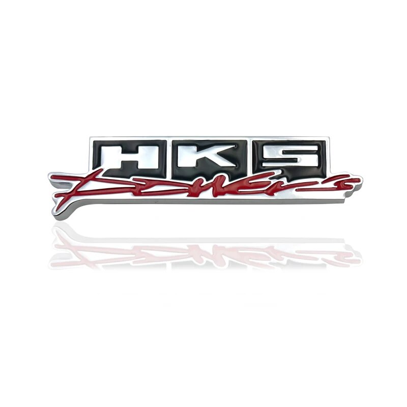 

3D металлические Hks Power и SPORTS стерео модифицированные наклейки наклейки на переднюю решетку эмблема украшения из сплава значок автомобильные аксессуары