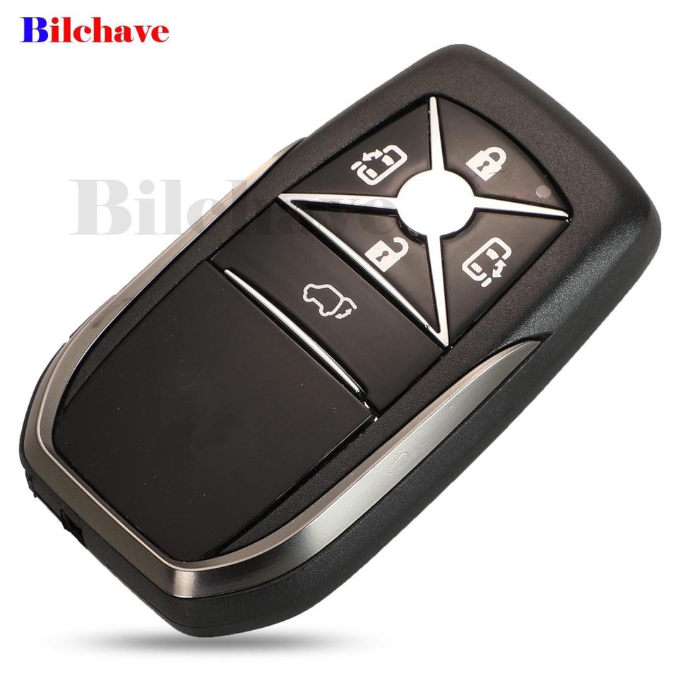 

Jingyuqin модифицированный для Toyota Reiz Avalon Previa Alphard Prius брелок с дистанционным управлением, чехол для смарт-ключа, 4/5 кнопок с лезвием TOY48