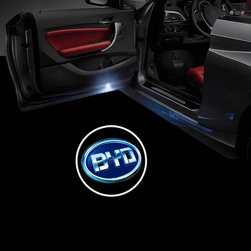 

2 шт. для BYD EV Han DM Song PLUS Qin PRO Seal EA1 Лампы Аксессуары Светодиодные лампы для дверей автомобиля Добро пожаловать Свет проектор Призрачная теневая лампа