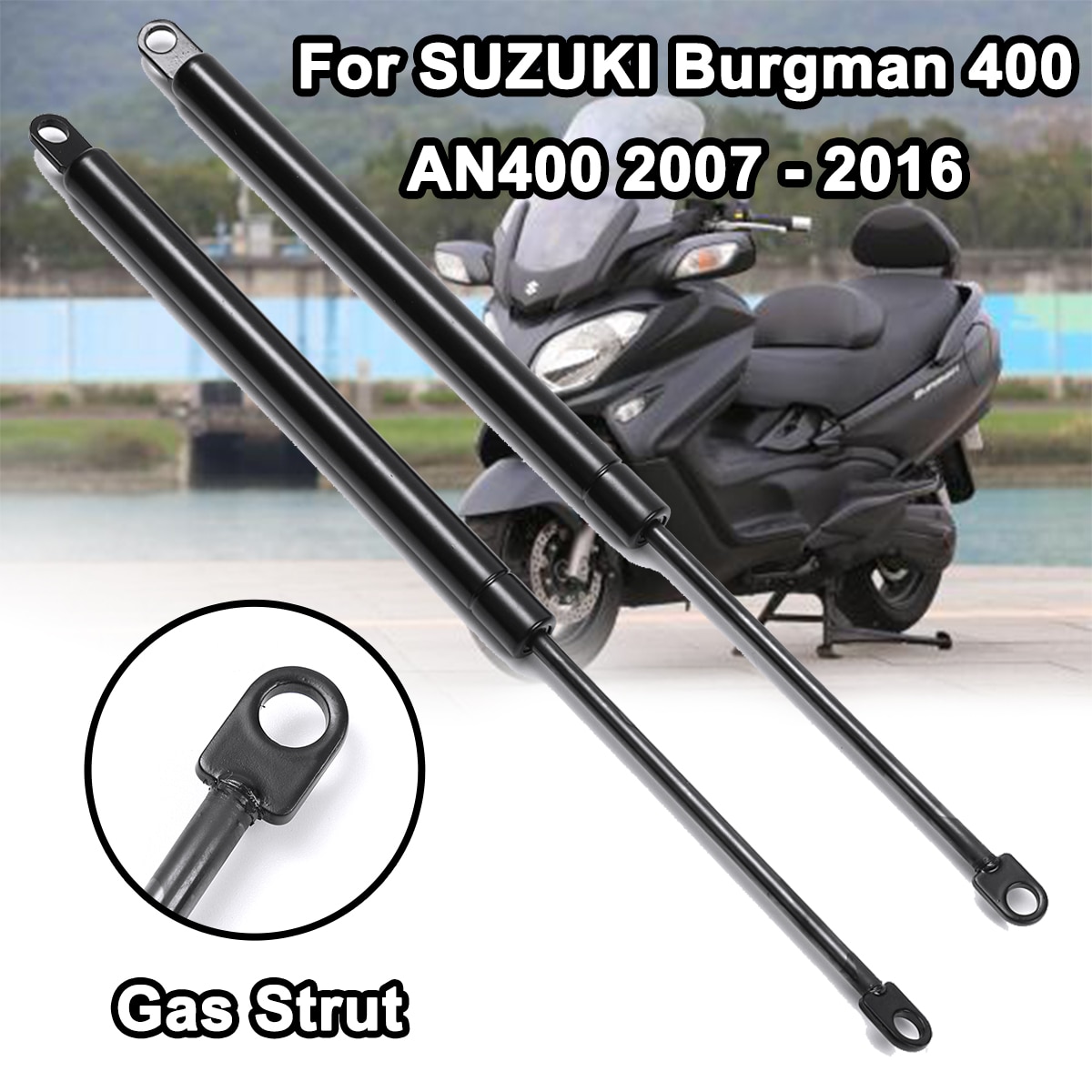

Регулировка сиденья мотоцикла, скутера для SUZUKI Burgman 400 AN400 2007-2016, регулятор, амортизирующая стойка, опоры, штанга, рычаг, газ
