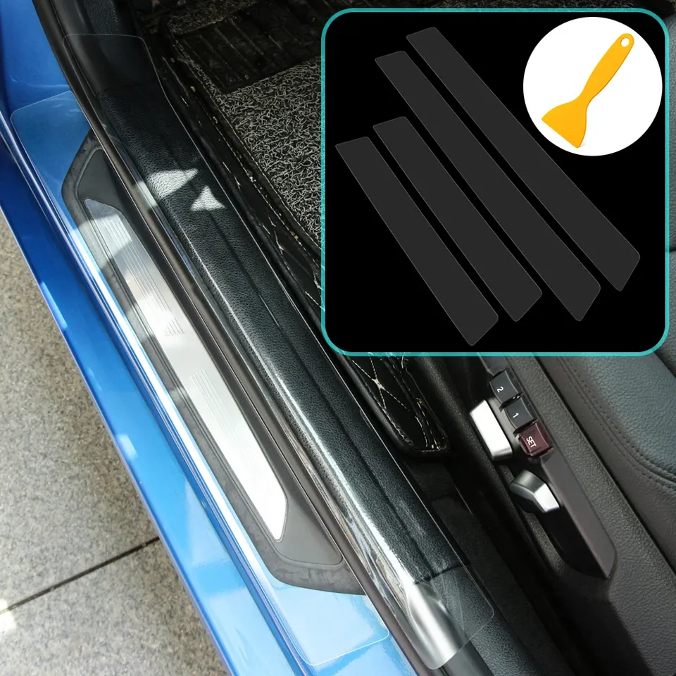 

4 шт., прозрачные наклейки на пороги автомобиля CHERY TIGGO 3 4 5 7 PRO 8