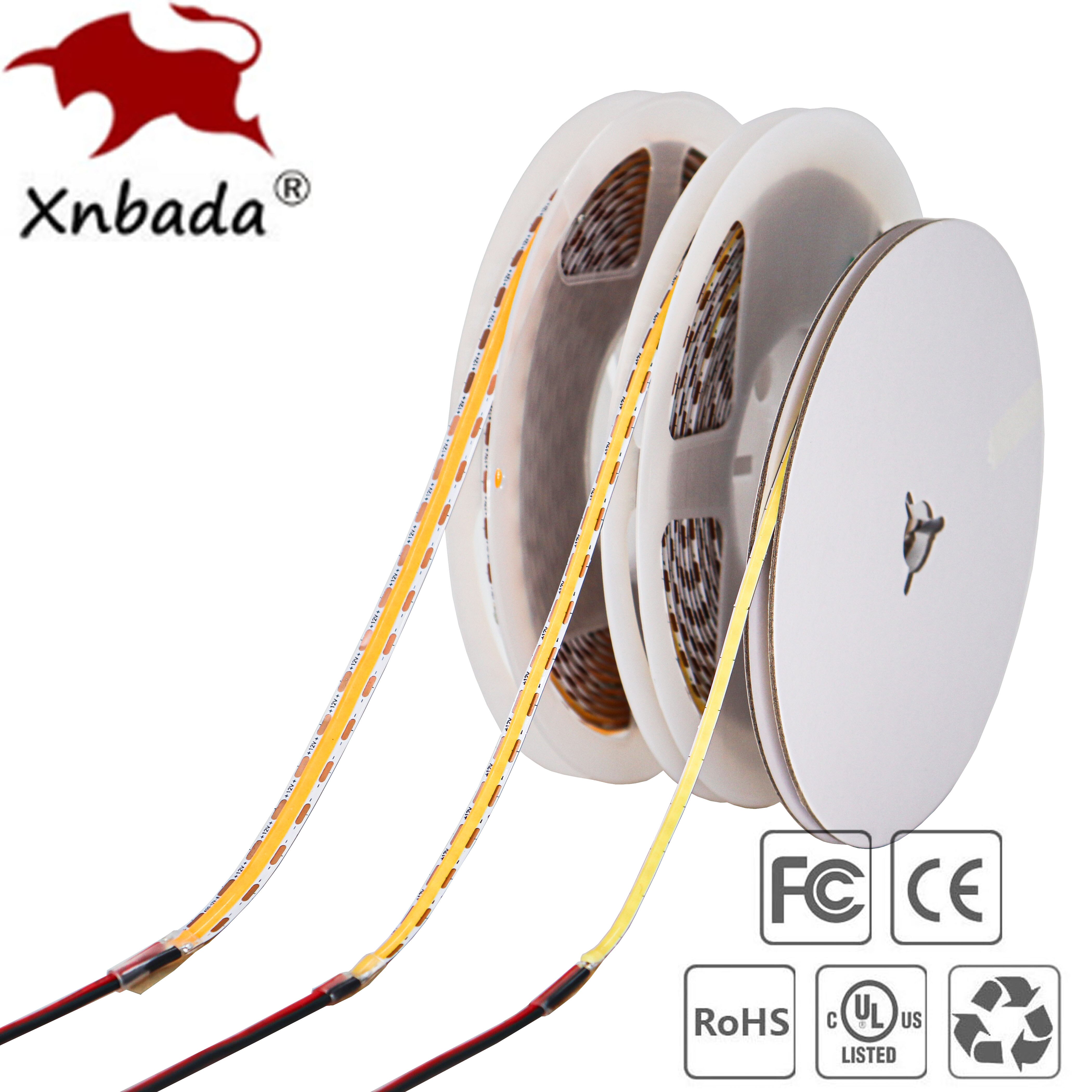 

Светодиодная лента Xnbada COB 3/5/8 мм 400LED/м 12/24В
