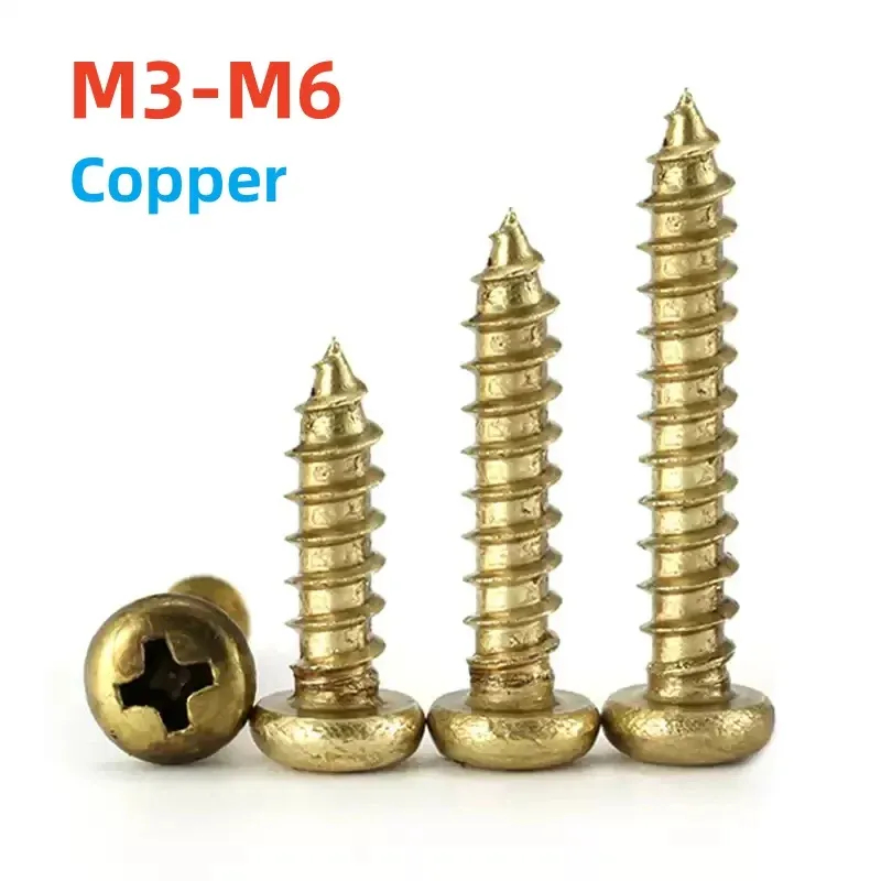 

Медные саморезы по дереву M3 M3.5 M4 M5 M6