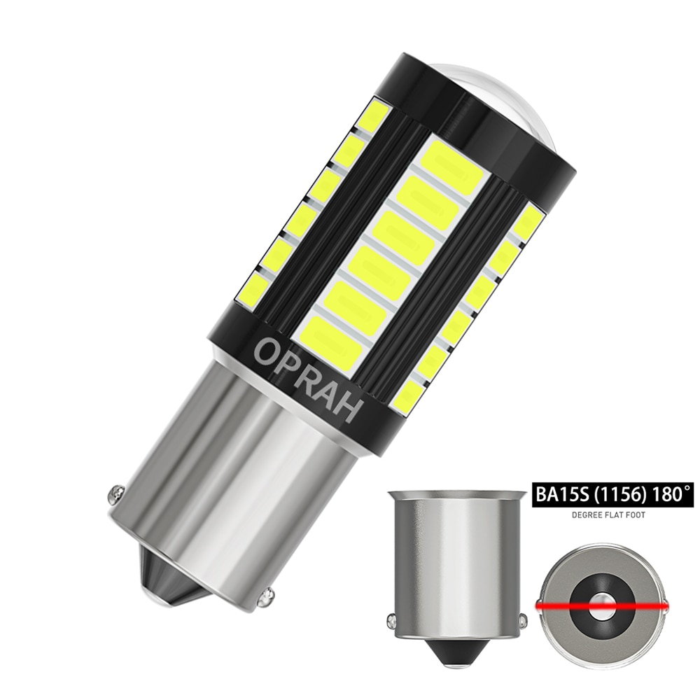 

10 шт. 12 В 24 В 1156 BAU15S 1157 BAY15D светодиодные фонари T20 7440 7443 Canbus 33*5630SMD для автомобиля, грузовика, задняя сигнальная лампа DRL, ходовая лампа