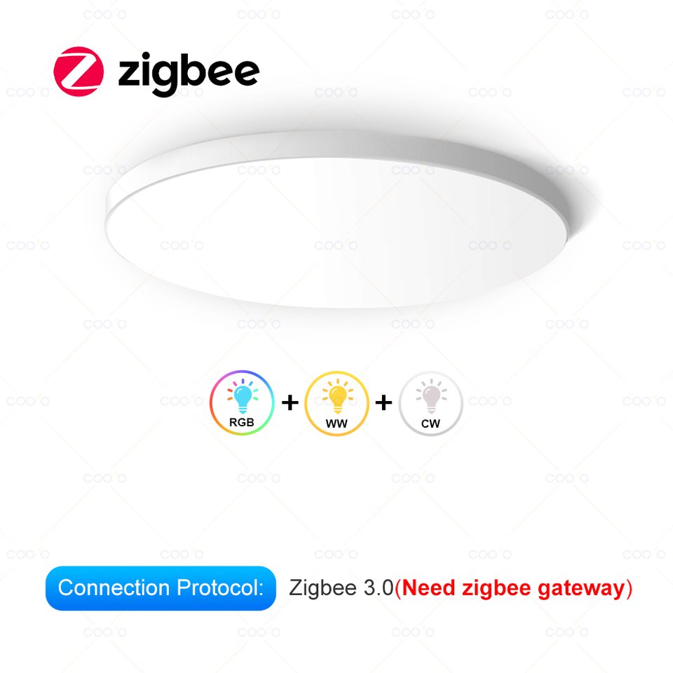 

Coolo умный потолочный светильник Tuya Zigbee 24Вт