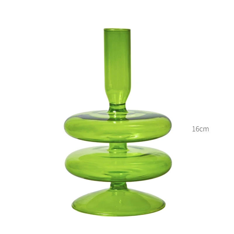 

Стеклянный подсвечник Floriddle Decor для конусных свечей