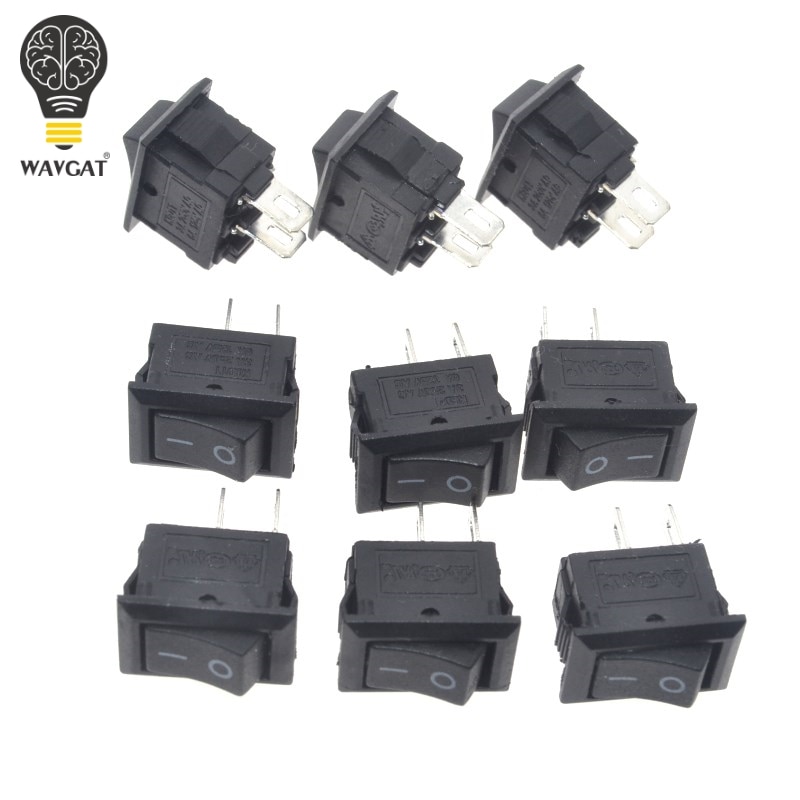 

10 шт./лот 10*15 мм SPST 2PIN ON/OFF G130 переключатель лодки 3 а/250 в приборной панели автомобиля грузовик RV ATV дома