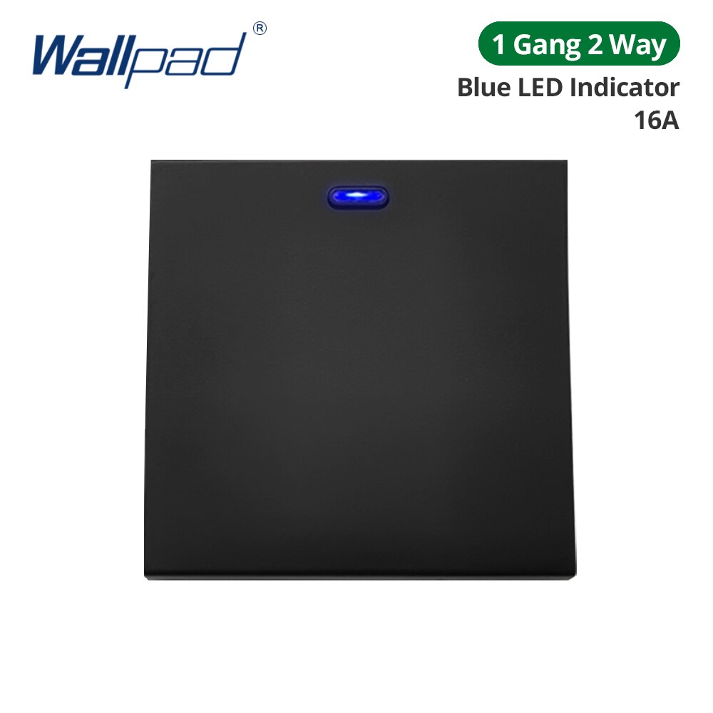 

Wallpad черный акриловый выключатель 52*52 мм
