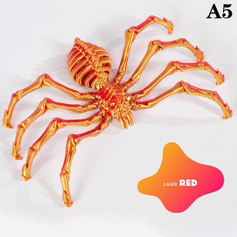 

3D печатный паук из пластика