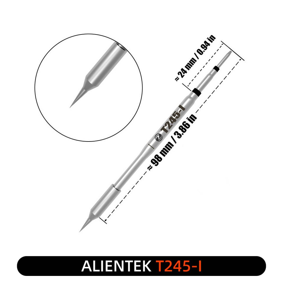 

ALIENTEK T80 T80P оригинальные комплекты паяльных жал серии T245 T210 сварочные инструменты T245-I K IS наконечники