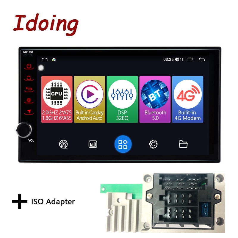 

Idoing 7 "автомобильный головный блок Plug And Player Android для Mazda Almera Toyota Volkswagen Nissan Kia VW Qashqai Juke Peugeot LADA 2 Din