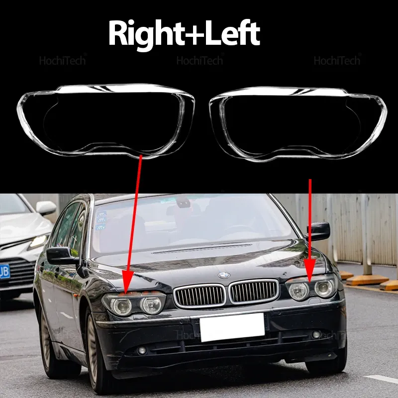 

Крышка объектива передней фары автомобиля для BMW E65 E66 E67 7 серии 2001 2002 2003 2004, стекло, авто корпус, абажур, прозрачный