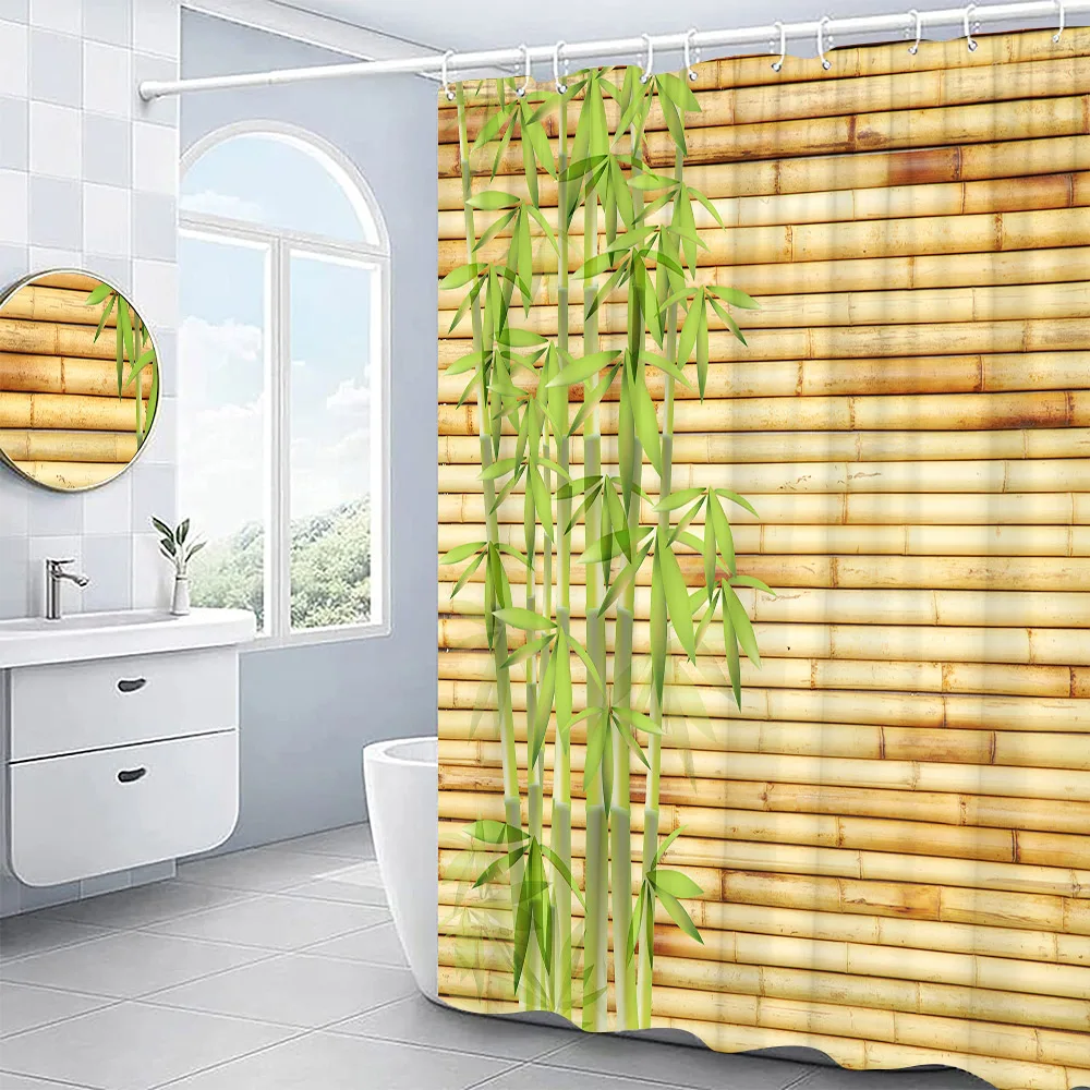 

3D бамбуковые занавески для душа Cortina Baño