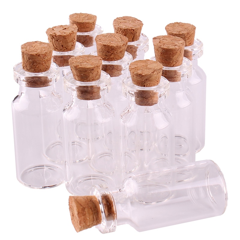 

Мини стеклянные бутылочки CHZHG 100 шт.