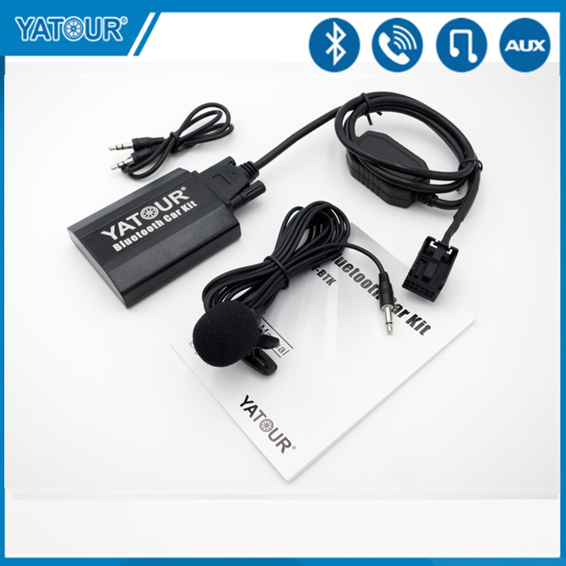 

Автомобильный комплект Bluetooth AUX для Peugeot 207, 307, 308, 407, Citroen C2, C3, C4, C5, RD4, RT3, mp3-плеер с Can-bus, CD-чейнджер, YTBTK