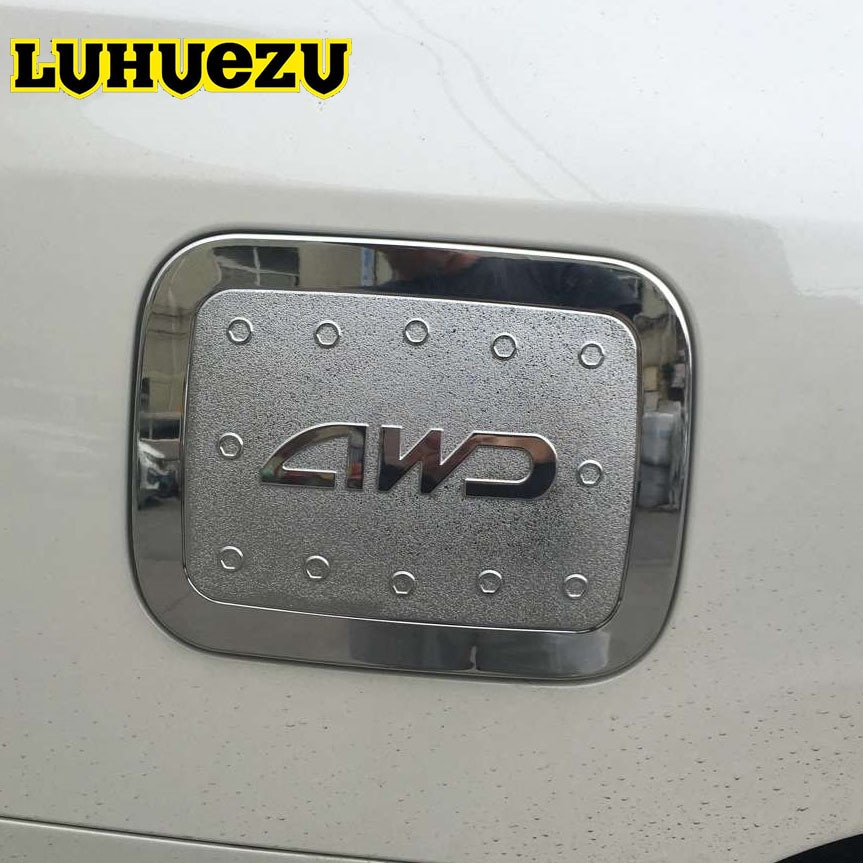 

Хромированная Крышка топливного бака 4WD для Toyota Land Cruiser 200 FJ200, аксессуары 2008-2017