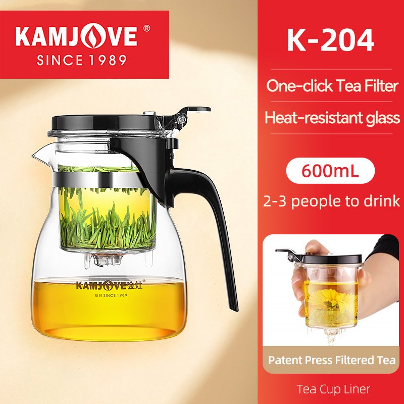 

KAMJOVE стеклянный заварочный чайник