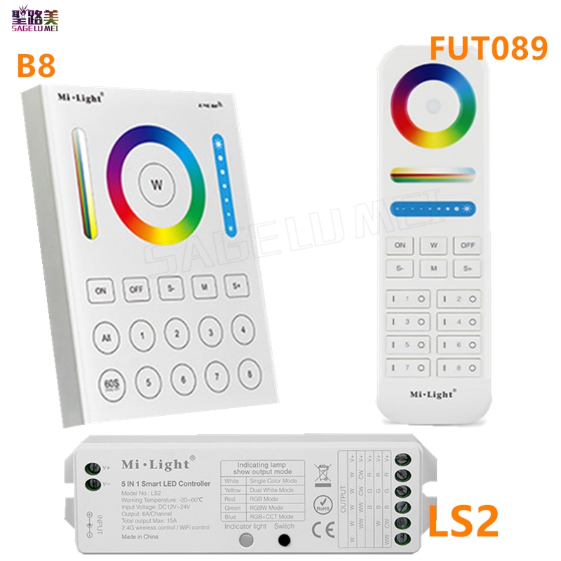 

Mi Light 8-зонный RGB-контроллер FUT089