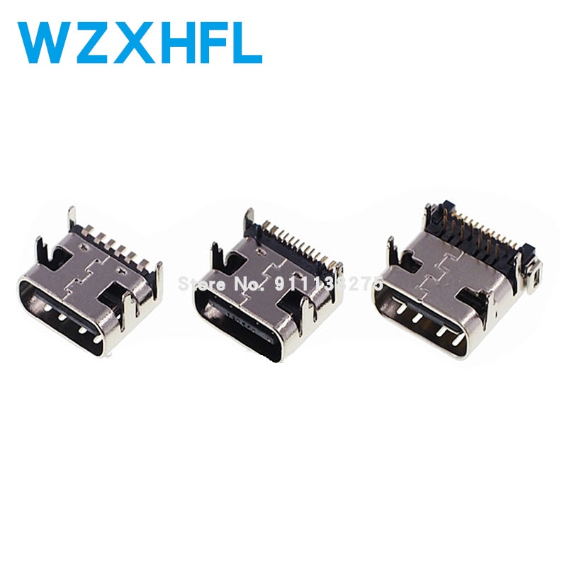 

10 шт., 6P, 16P, 24P, фоторазъем Micro USB типа C 3,1