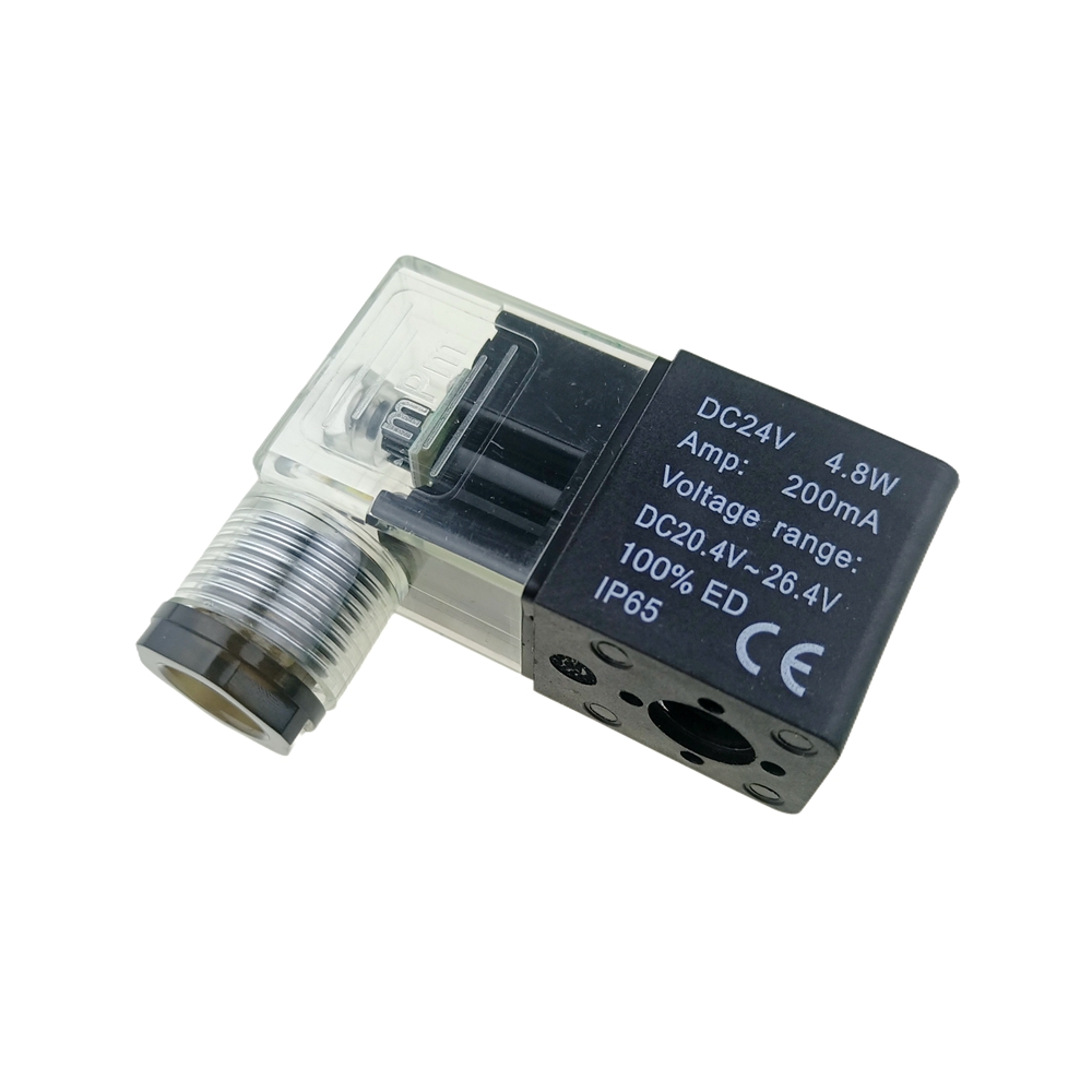 

24V DC напряжение 4V210 3V210 пневматический Соленоидный клапан в катушке