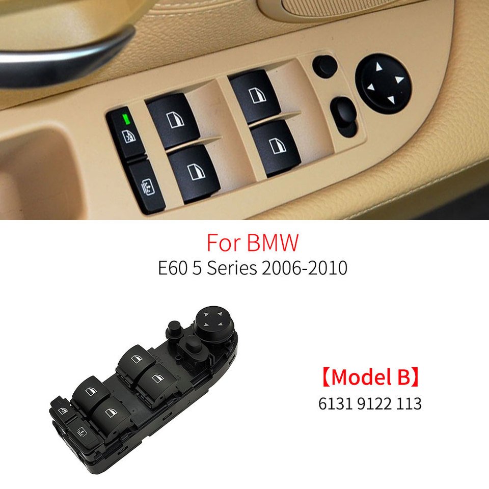 

Для BMW E60 E61 автомобильный электрический главный переключатель стеклоподъемника замена для BMW 5 серии 520 525 530 535i 2006-2010 61319122113
