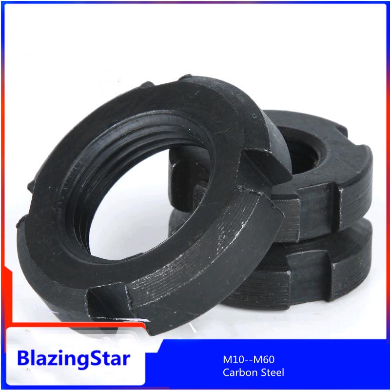 

Шлицевые гайки Blazingstar из углеродистой стали M10-M60