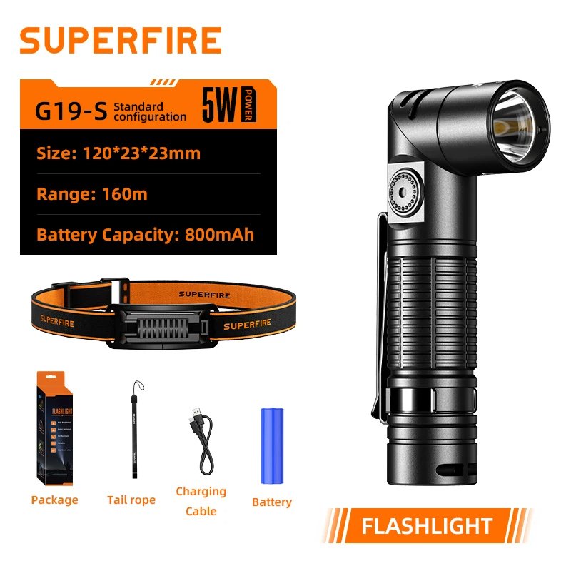 

SUPERFIRE G19-S Портативный Фонарь