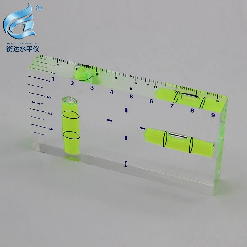 

Полностью прозрачный T-level spirit level двусторонний интегрированный маленький домашний мини-уровень spirit горизонтальный с пузырем level bubble level
