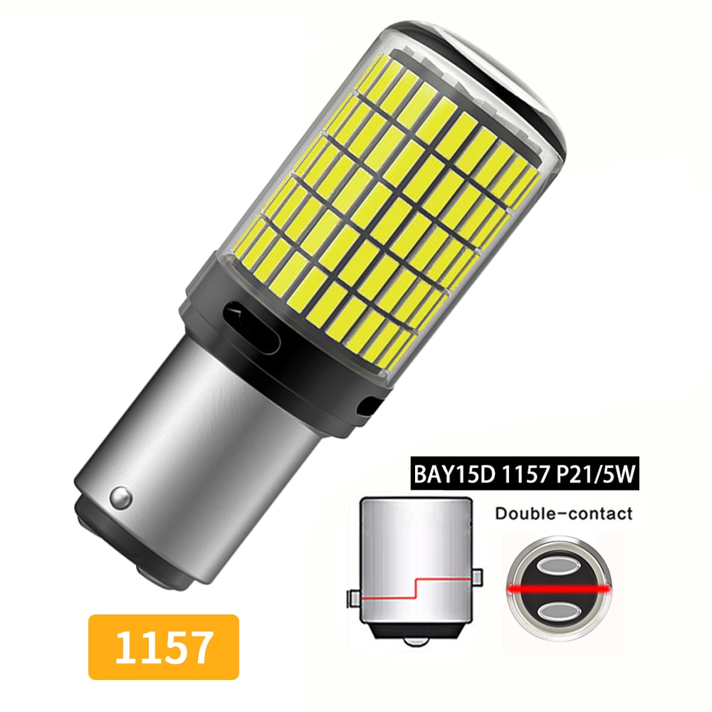 

1X Супер яркий BA15S P21W 1157 BAY15D P21/5W Canbus Автомобильный светодиодный 12 В фонарь заднего хода Стоп-сигнал Автоматическая лампа указателя поворота Белый Красный